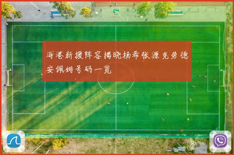海港新援阵容揭晓杨希张源克劳德安佩姆号码一览